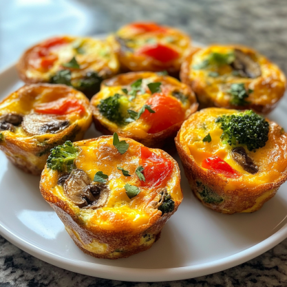 Mini Frittatas with Veggies recipe