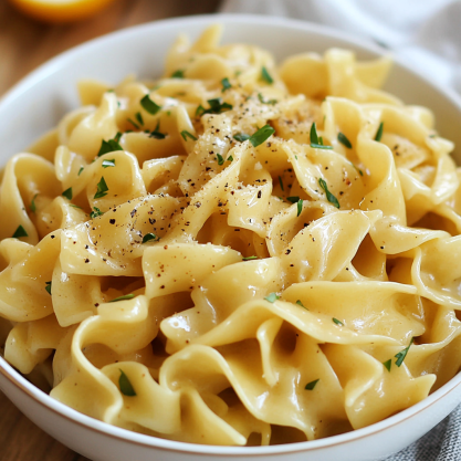 15-Minute Buttered Noodles recipe