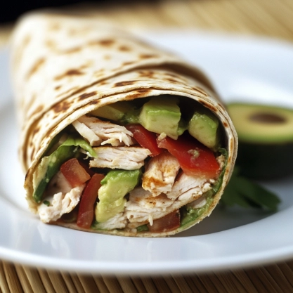 Turkey and Avocado Wrap