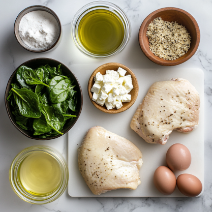 Essential Ingredients for Spinach and Feta Stuffed Chicken Breast