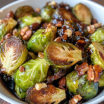 Roasted Brussels Sprouts with Balsamic Glaze